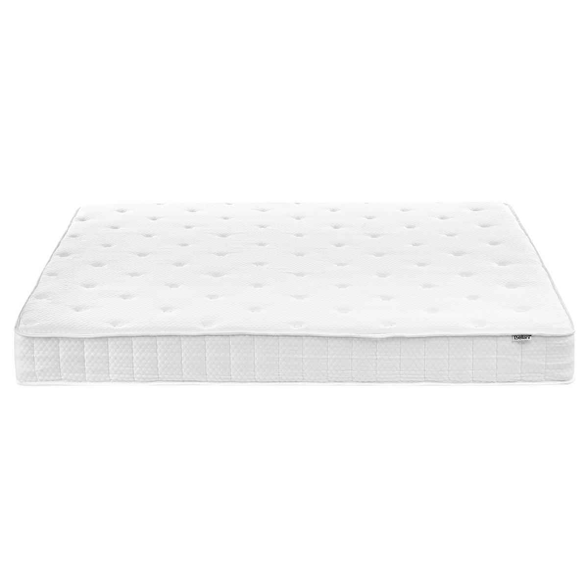 TASCHENFEDERKERNMATRATZE H3/4 Fest H2/3 Mittel 180/200 cm Duo - Weiß, Textil (180/200cm) - Beliani