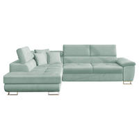 ECKSOFA Cotere, Seite: Links - Mintgrün, Holz/Textil (270/202cm) - MIRJAN24