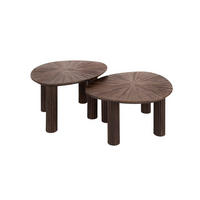 COUCHTISCH-SET INKA Braun Teakholz - Braun, Teakholz/Holz (60/50/43cm) - KAWOLA