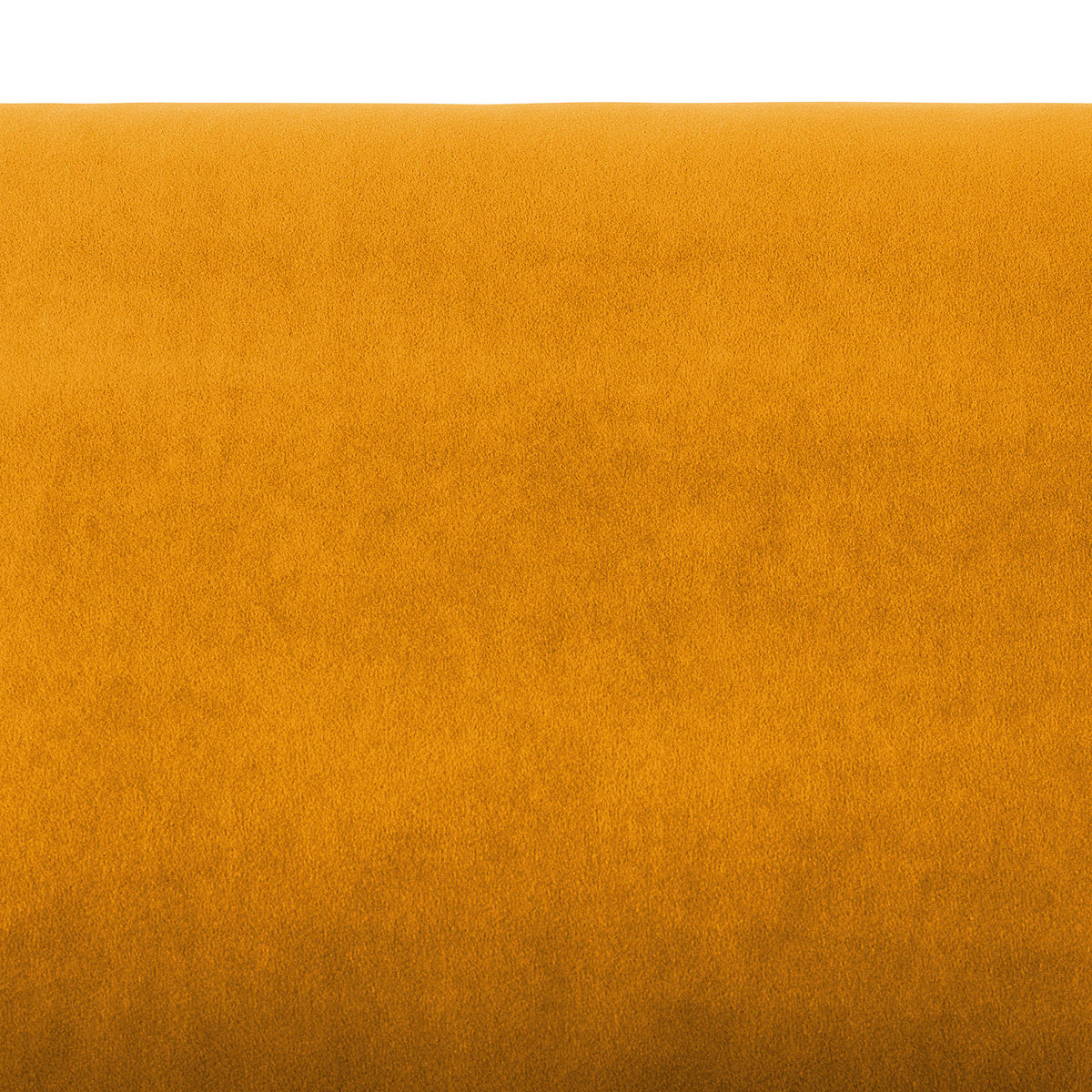 POLSTERHOCKER - Eichefarben/Orange, Eichenholz/Textil (54/41/41cm) - home24