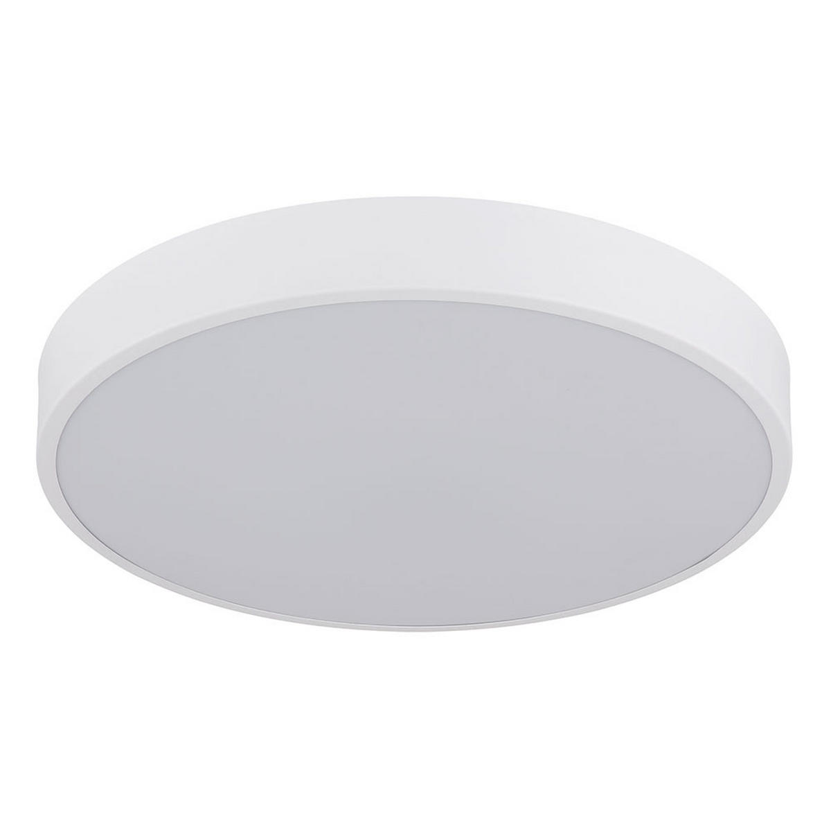 LED DECKENLEUCHTE Metall Weiß matt - Weiß, Metall (37.8/37.8/7cm) - Globo Lighting