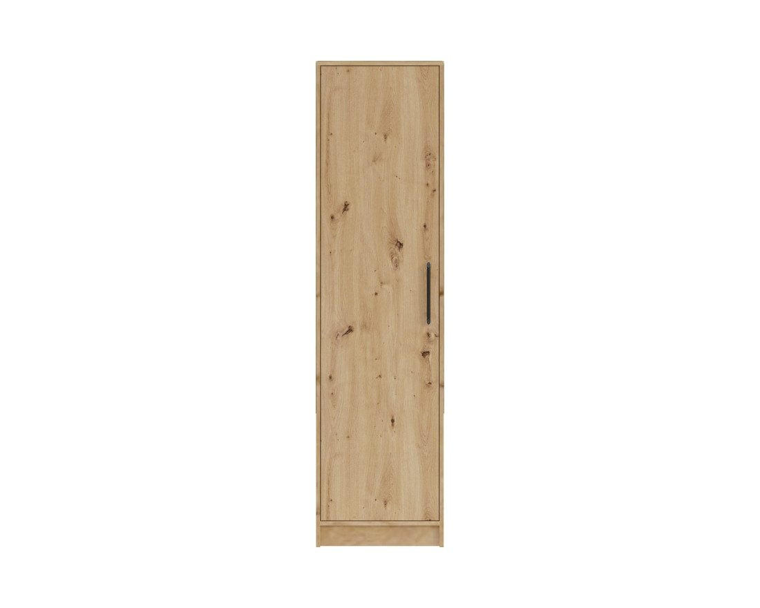 Deine Möbel 24 Kleiderschrank Eiche Artisan 50x190x56 cm