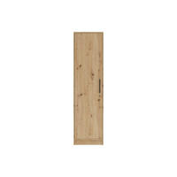 KLEIDERSCHRANK SAM SR5 50 / 190 / 56 cm Eiche Artisan - Eiche Artisan, Holzwerkstoff (50/190/56cm) - Deine Möbel 24