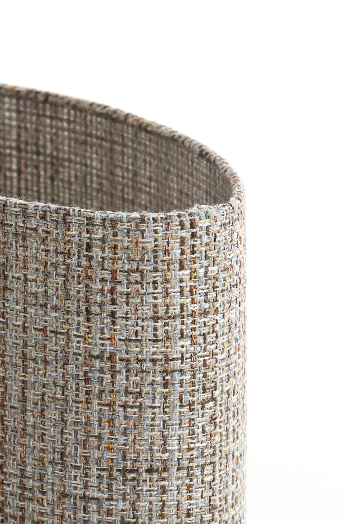 LAMPENSCHIRM Okavi Braun 30/15/25 cm - Braun, Textil (30/15/25cm) - Light & Living