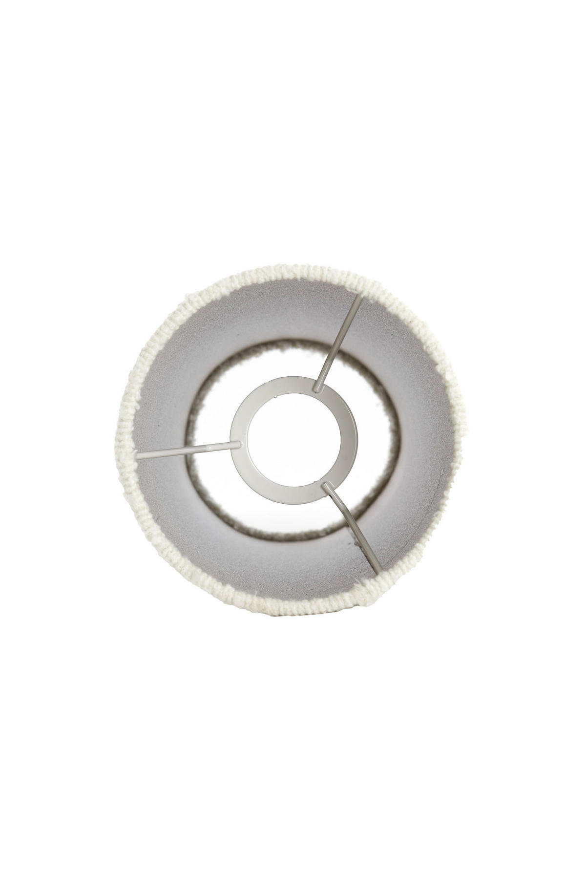 LAMPENSCHIRM Oruro Weiß Ø15/37,5 cm - Weiß, Textil (15/10.5/37.5cm) - Light & Living