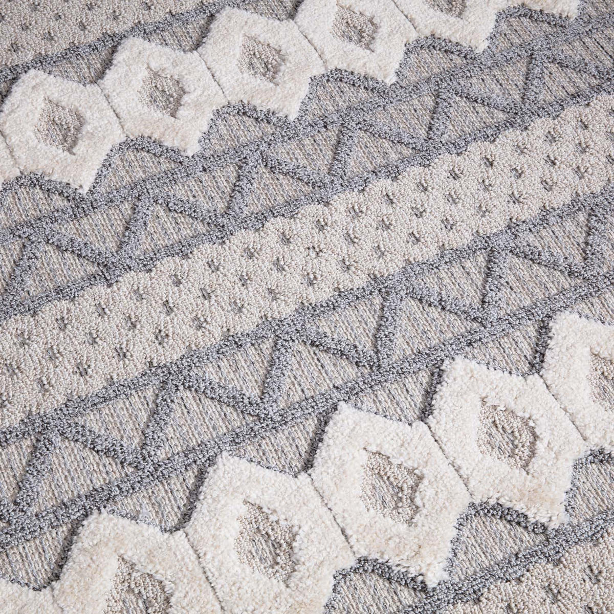 KURZFLOR-TEPPICH Valencia 728 Graublau 200x290 cm - Blau/Grau, Textil (200/290cm) - carpet city