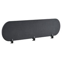 DĚLICÍ STĚNA NA STŮL 180/40 cm Tmavě šedá Sparky - tmavě šedá, textil (180/40/2cm) - Beliani