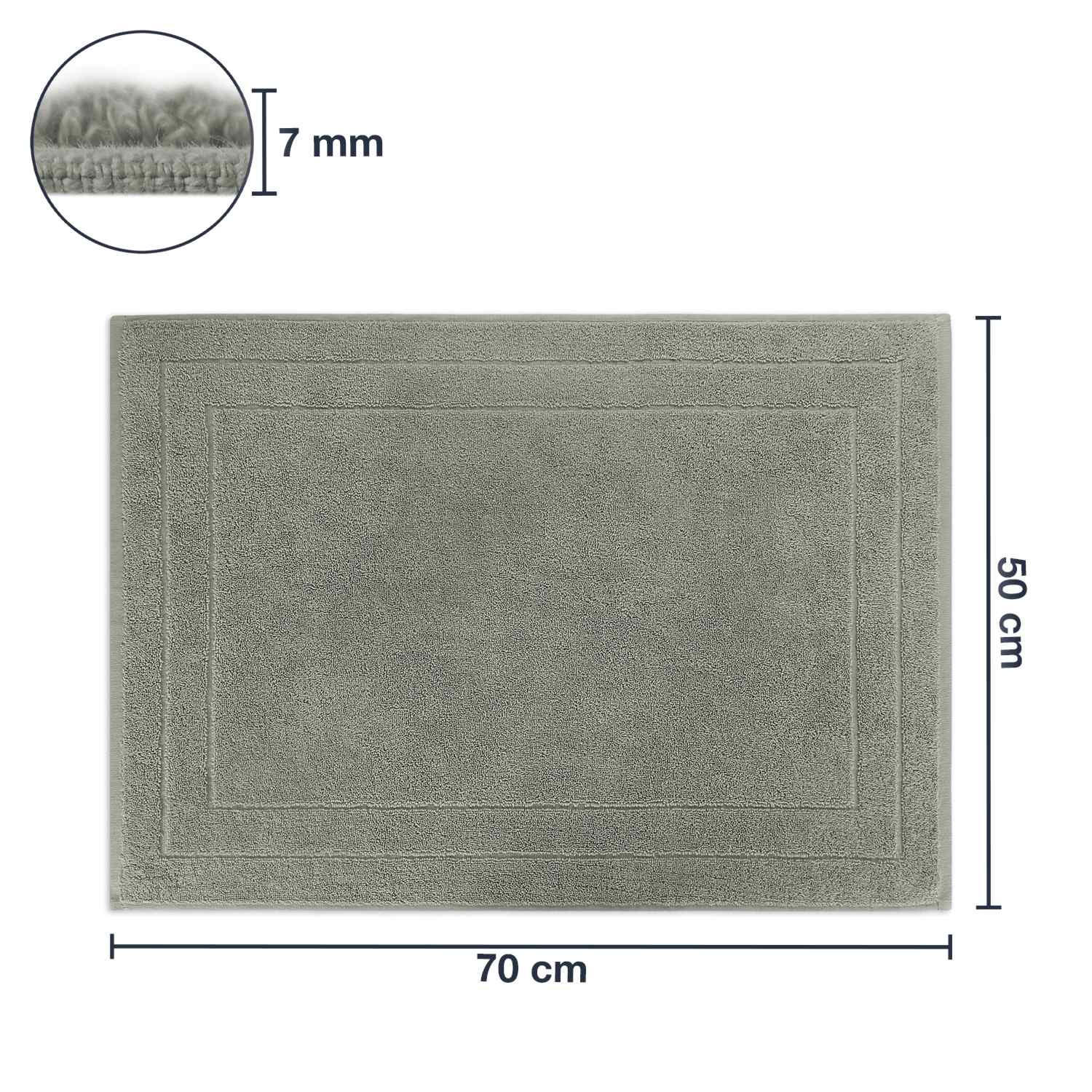 BADVORLEGER JASMINA - Grau, Textil (50/70cm) - WohnDirect