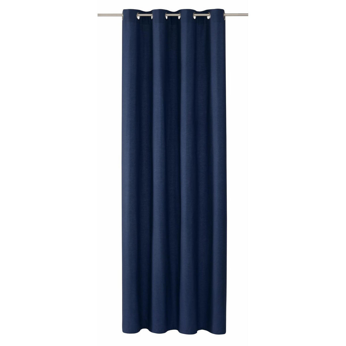 ÖSENVORHANG DOVE Blickdicht - Dunkelblau, Textil (140/0.5/245cm) - Tom Tailor