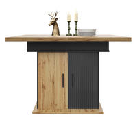 ESSTISCH Ausziehbar 110-140cm Klappbar Retro Stil - Multicolor, Holzwerkstoff (80/110/75cm) - FLIEKS