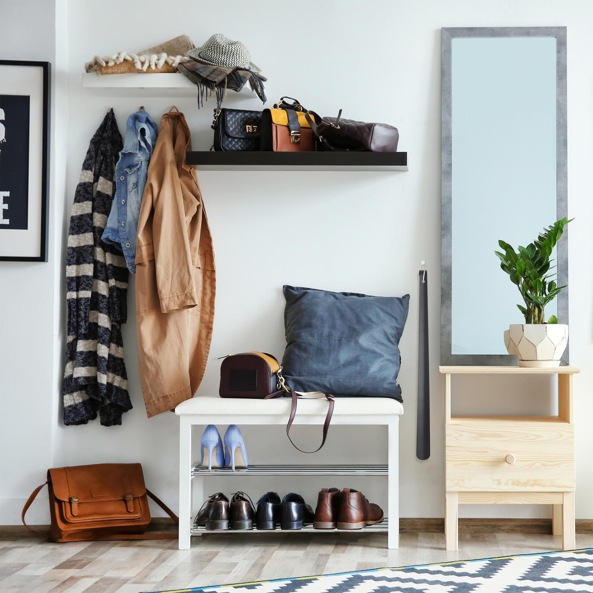 SCHUHLÖFFEL - Schwarz, Metall (4/60/4cm) - Relaxdays