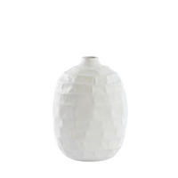 VASE Tariva Weiß Ø20/30 cm - Weiß, Metall (30cm) - Light & Living