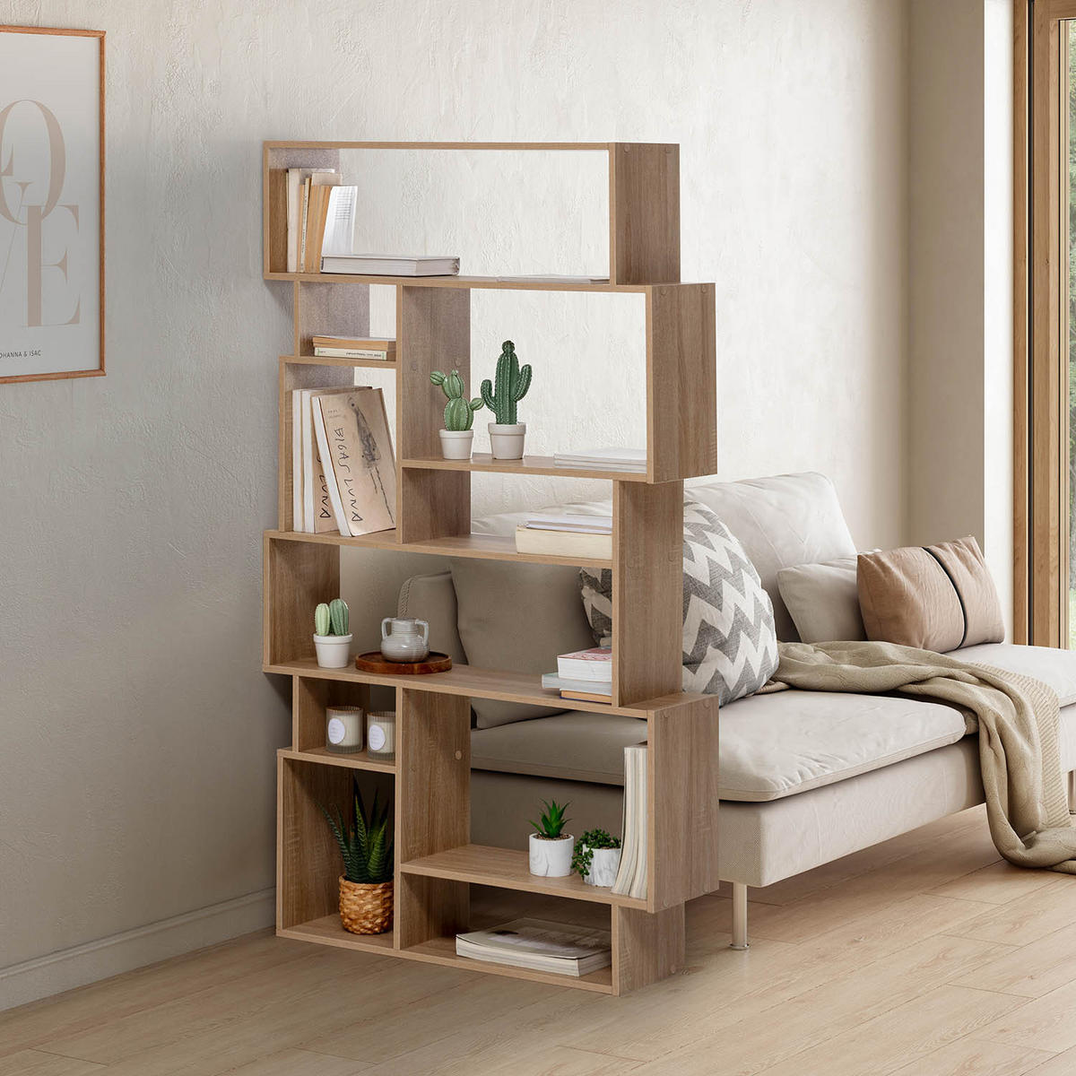REGAL Hawai 10 Fächer Eichenfarben - Honigeiche, Holzwerkstoff (96/168/25cm) - VS Venta-stock