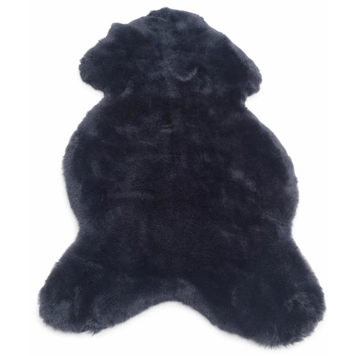 SCHAFFELL Premium Merino Lammfell Schwarz Dyed geschoren ca. 115 cm - Schwarz, Fell (65/115cm) - Provellus