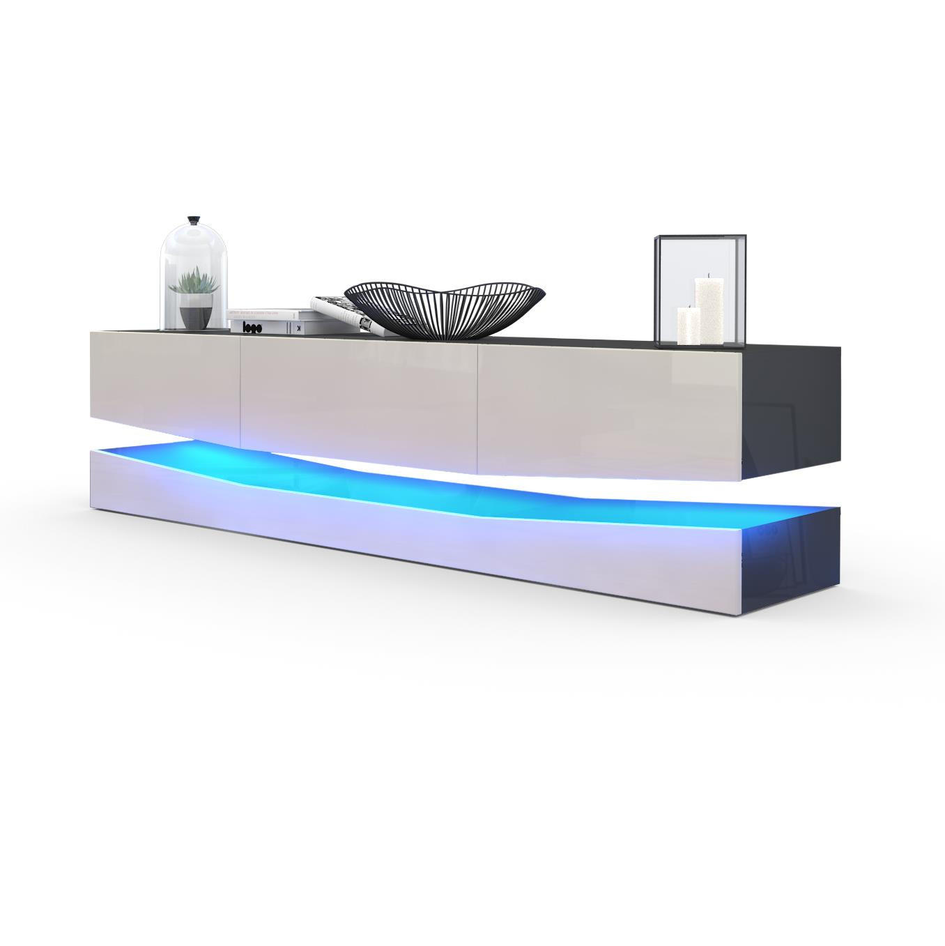 Vladon Lowboard Sand 178x48x39 cm