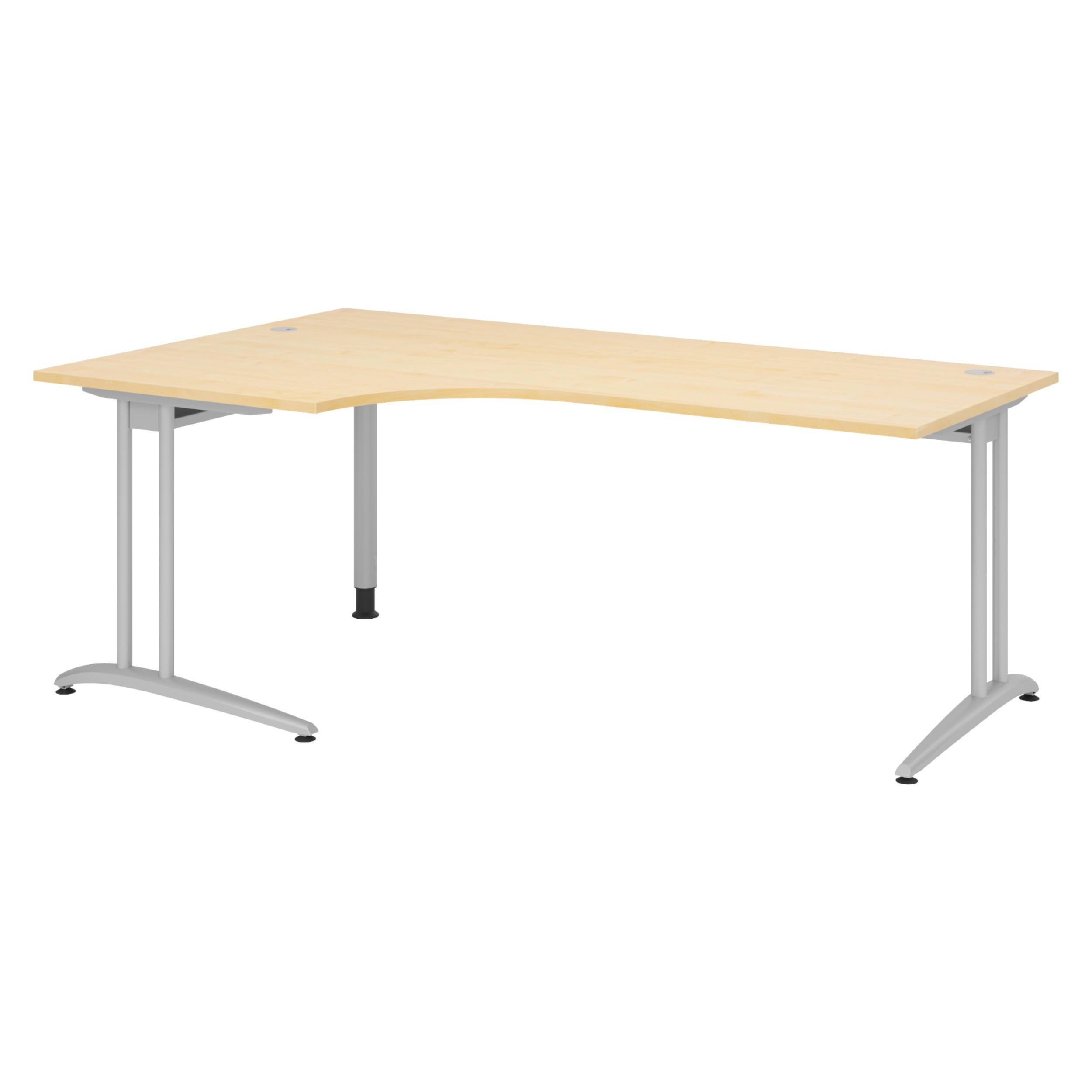 SCHREIBTISCH Serie-B 120/200/72 cm in Ahornfarben - Ahornfarben, Holzwerkstoff (120/200/72cm) - bümö