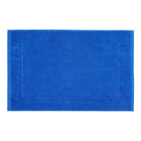 BADEMATTE Imperial 50/80 cm, Baumwolle - Dunkelblau, Textil (50/80cm) - Homescapes