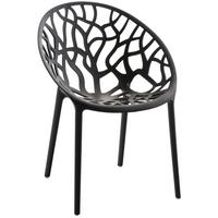GARTENSTUHL Kunststoff schwarz - Schwarz, Kunststoff (59/80/60cm) - CLP
