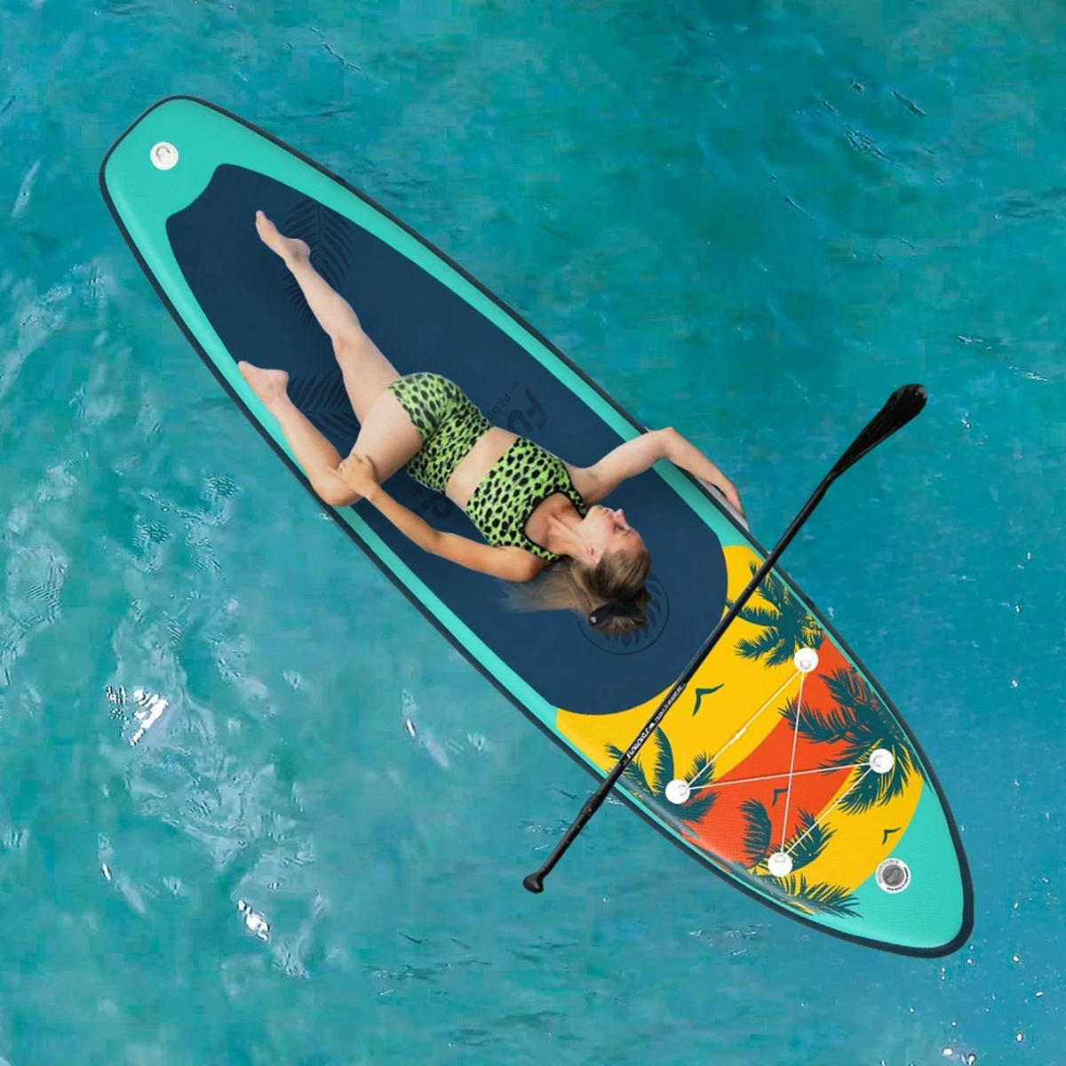 STAND-UP-PADDLE-BOARD SUPFW55A(335×84×15CM) Grün - Grün, Kunststoff (335/84cm) - Kaket