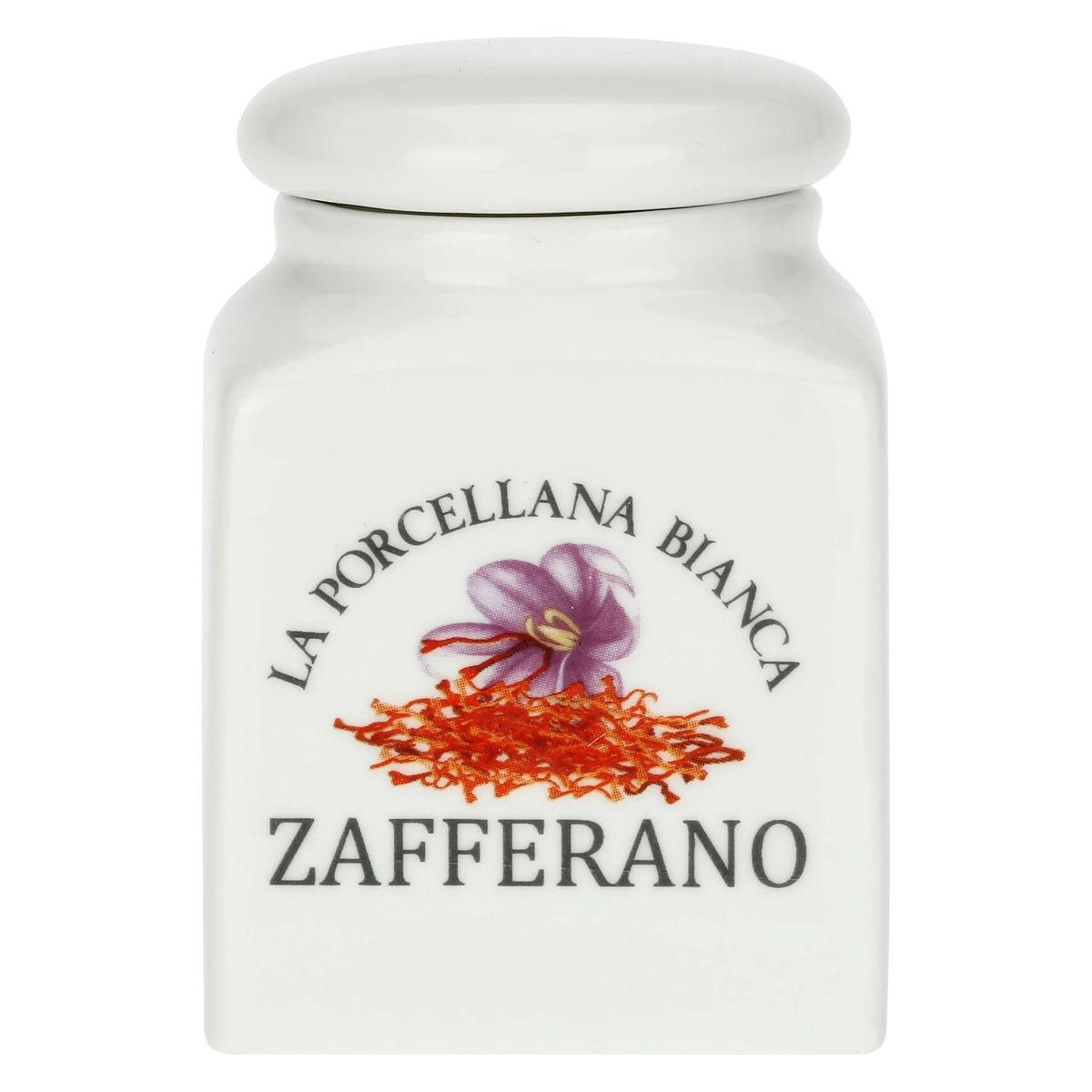 VORRATSDOSE Zafferano 0,175 l - Multicolor, Keramik (7/6.5/10cm) - La Porcellana Bianca