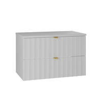 WASCHTISCHUNTERSCHRANK 80.6cm Lexa Weiß - Weiß, Holzwerkstoff (80.6/52.2/46.5cm) - Petits-meubles