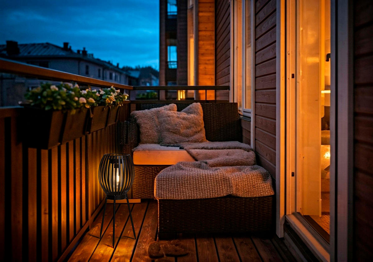 LED-SOLAR-STEHLEUCHTE - warmweißes Licht mit Dämmerungssensor für Außenbereich, vielseitig nutzbar - Schwarz, Kunststoff (18/68/18cm) - Northpoint