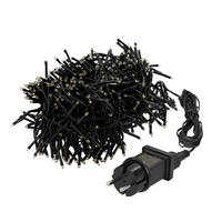 LED Lichterkette 8,5m Warmweiß - Schwarz, Kunststoff (1150cm) - ECD-Germany