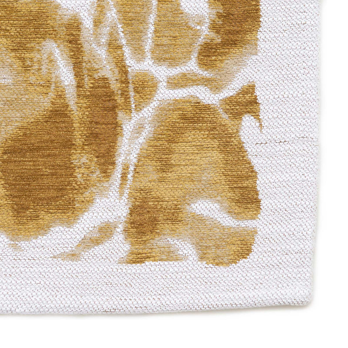 TEPPICH Flachgewebe GOLD WAVES 80 x 250 cm - Gelb, Textil (80/250cm) - Novatrend
