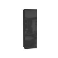 HÄNGESCHRANK Schwarz, Schwarz Hochglanz 40/126/29 - Schwarz Hochglanz/Schwarz, Holzwerkstoff (40/126/29cm) - RAUMHIRSCH FURNITURE