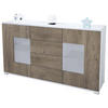 SIDEBOARD Grömitz Eiche Ribbeck - Alteiche, Holzwerkstoff (138.5/75.5/35cm) - Vladon