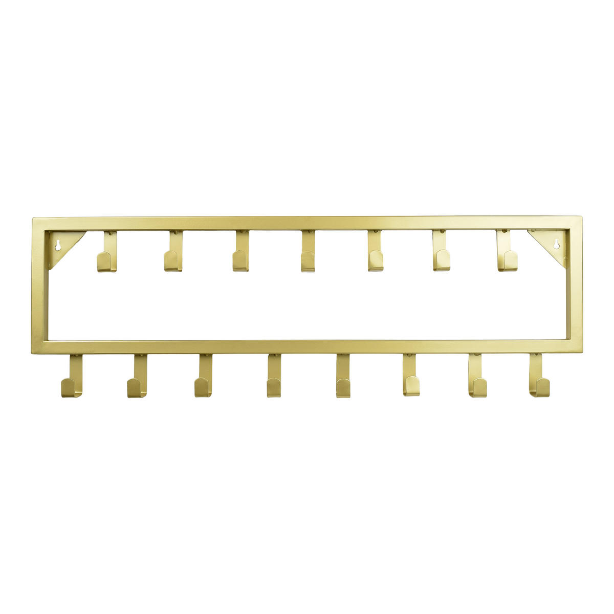 KLEIDERABLAGE Bono Gold - Goldfarben, Metall (80/26/4cm) - LOFT42