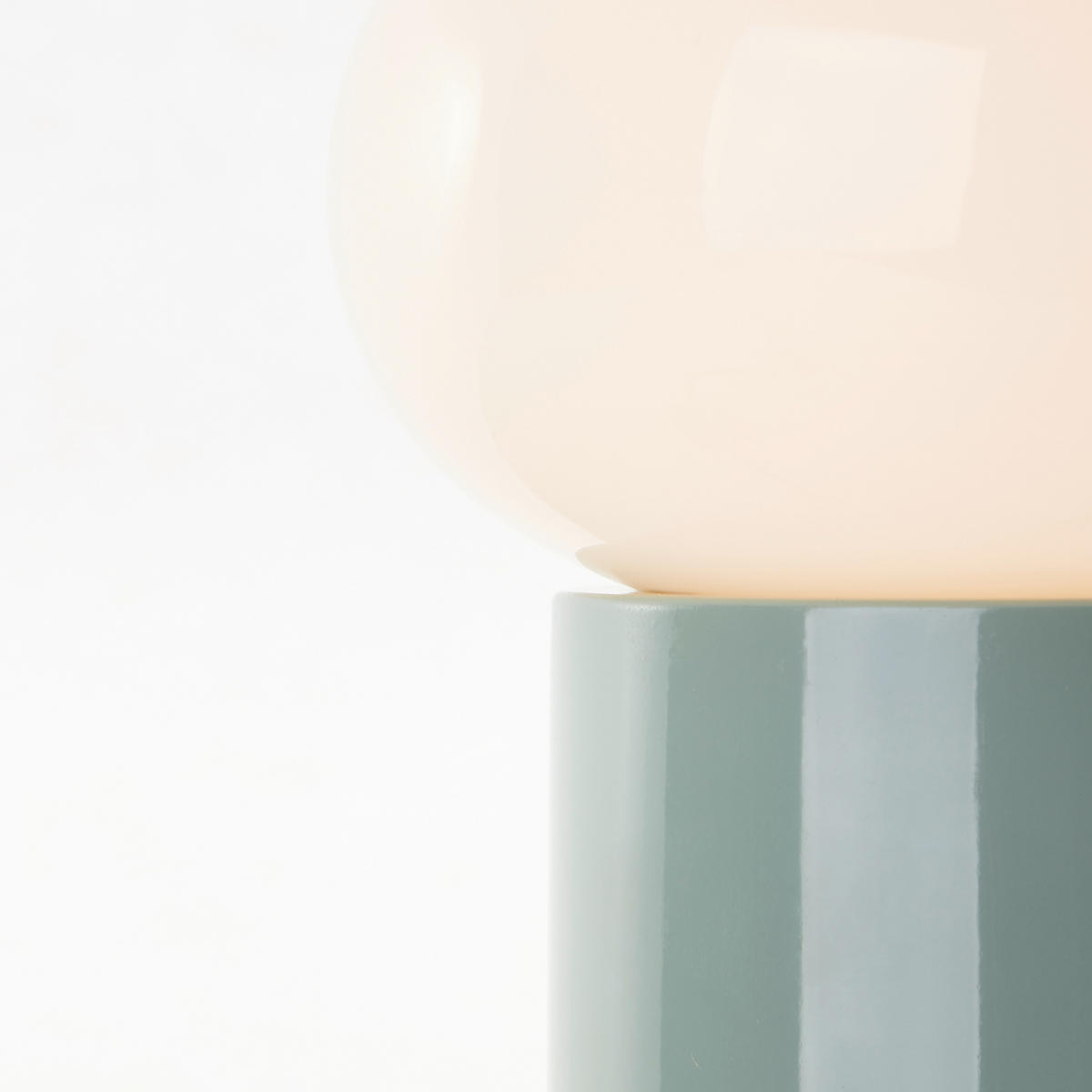 TISCHLEUCHTE Knut 99002/84 - Grün, Metall (15/15/21.9cm) - Brilliant