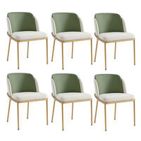 ARMLEHNSTUHL-SET DE-35889 6 Stück Grün - Grün, Holz (55/85/55cm) - ComfortXL
