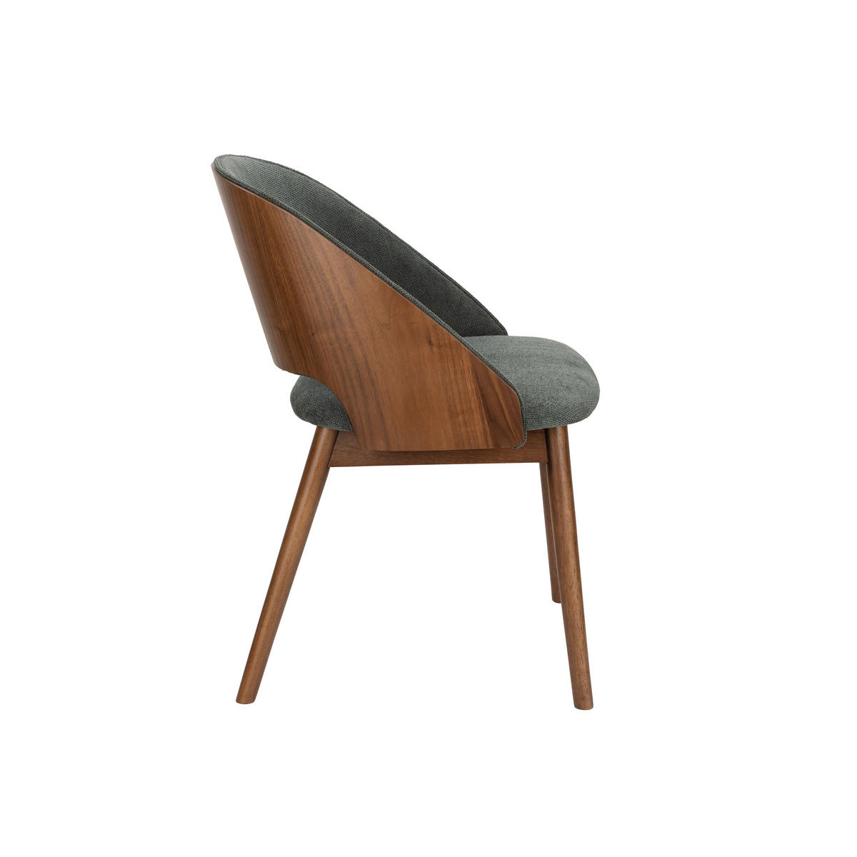 ESSZIMMERSTUHL Velore Grün - Grün, Kunststoff (49/78/58cm) - Dutchbone