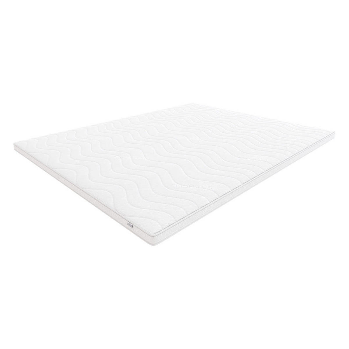 TOPPER Alt im Cashmere-Bezug - Weiß, Textil (180/200cm) - Hilding