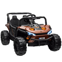 ELEKTRO-KINDERAUTO DE-13045 2,4G Fernbedienung Braun - Braun, Kunststoff (103/69/59cm) - ComfortXL