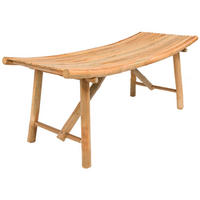 SITZBANK Holz Braun - Braun, Holz (110/49.9/44cm) - Nordlys