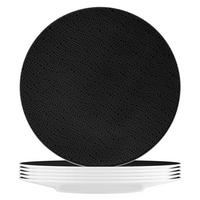 SPEISETELLER Life Fashion Glamorous Black ø 28,3 cm 6er Set - Schwarz, Keramik (28.3cm) - Seltmann Weiden
