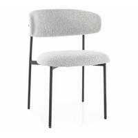 POLSTERSTUHL ELYSE - Schwarz, Textil (56/80/58cm) - Lookway