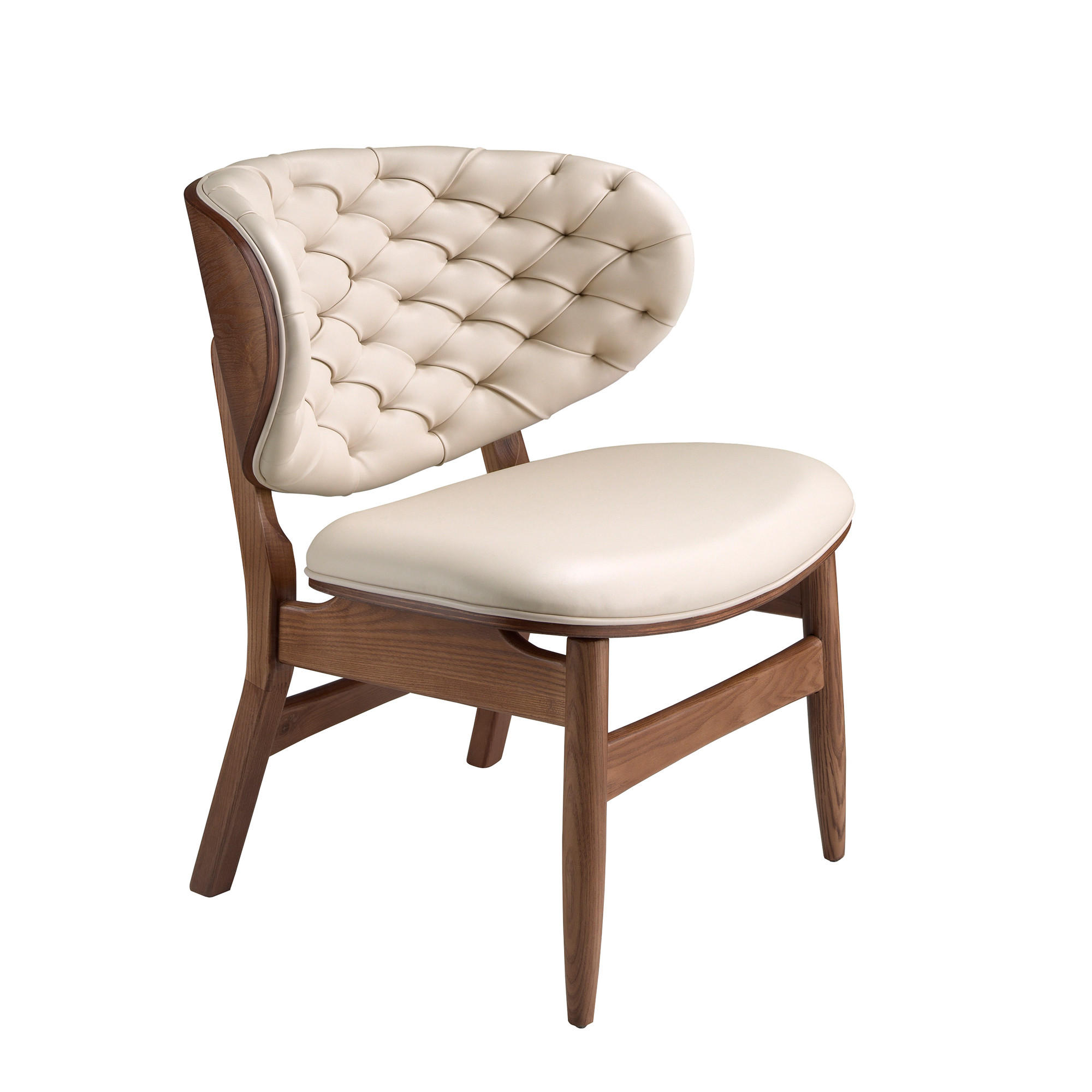 SESSEL Sand Walnuss 78/69/80 - Sandfarben, Textil (78/80/69cm) - ANGEL CERDA