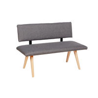 SITZBANK Die Natürliche - Buchefarben/Grau, Holz/Textil (51/84/125cm) - Kundler Home
