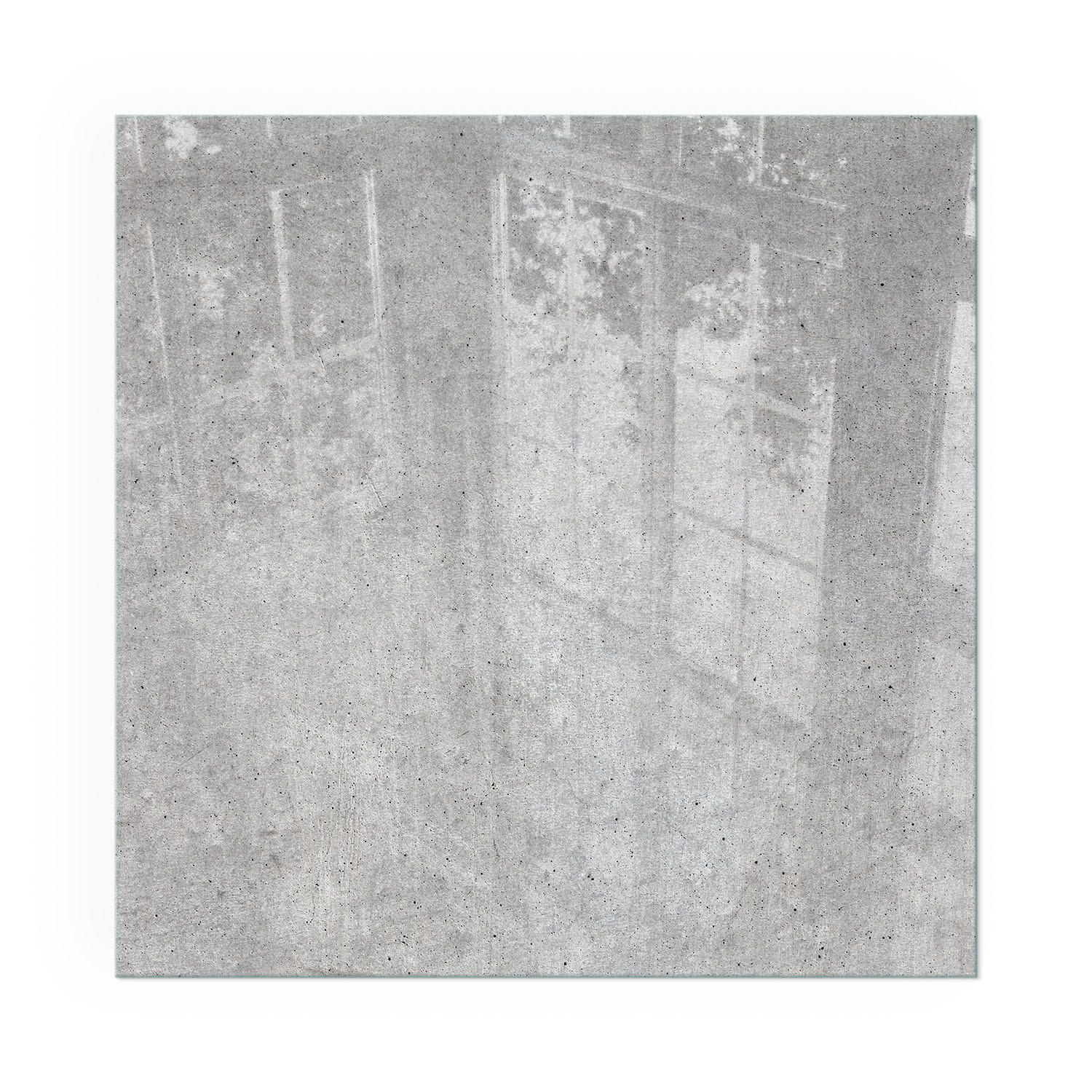 GLASPLATTE für Kamin 60x60 cm - Grau, Glas (60/60/0.4cm) - TULUP