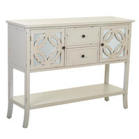 SIDEBOARD aus Holz 121x37x91 cm - Grau, Holz (121/91/37cm) - Wanderlust