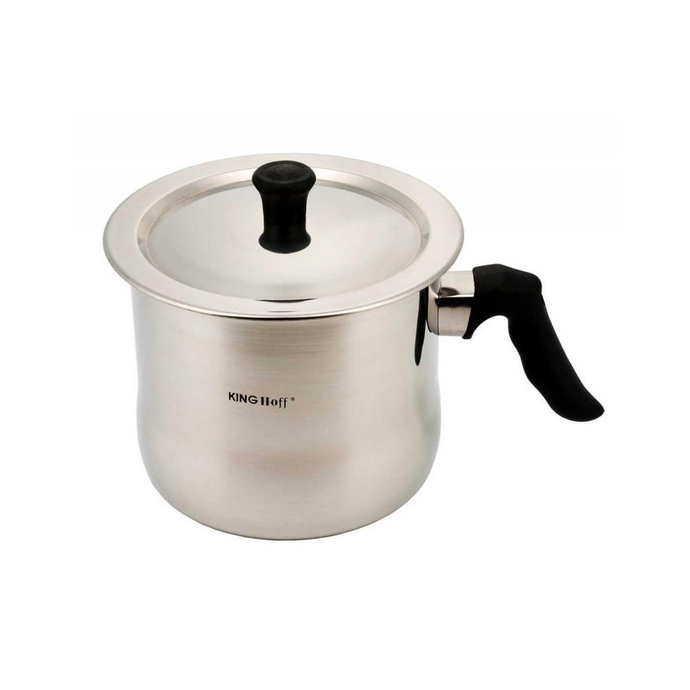 TOPF Silber 13.5/13.5/12 cm KH3110 - Silberfarben, Metall (13.5cm) - Kinghoff 