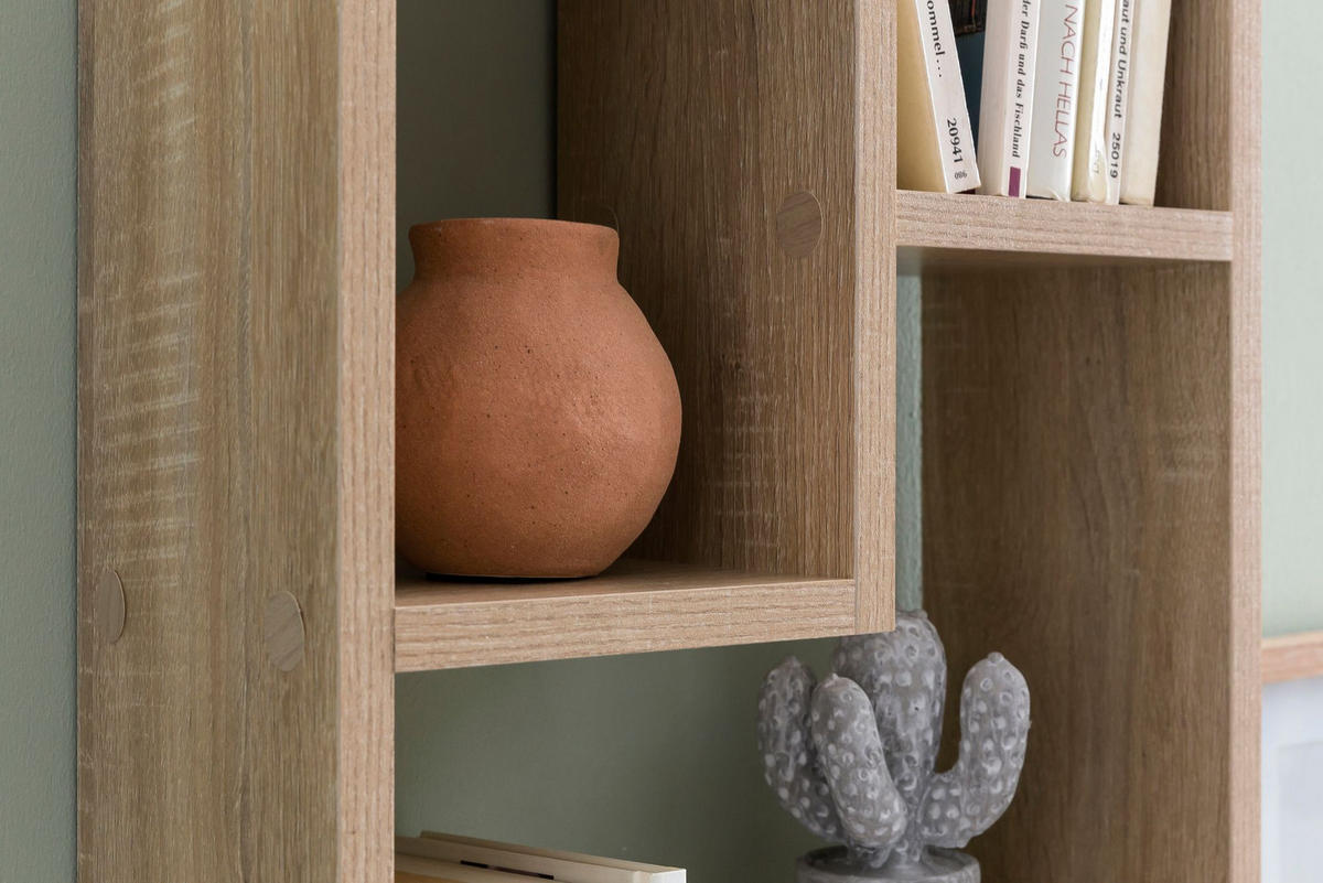 WANDREGAL ITTER Spanplatte Freischwebend Modern, Beige 36x15x90 cm - Beige, Holz (36/90/15cm) - KADIMA DESIGN
