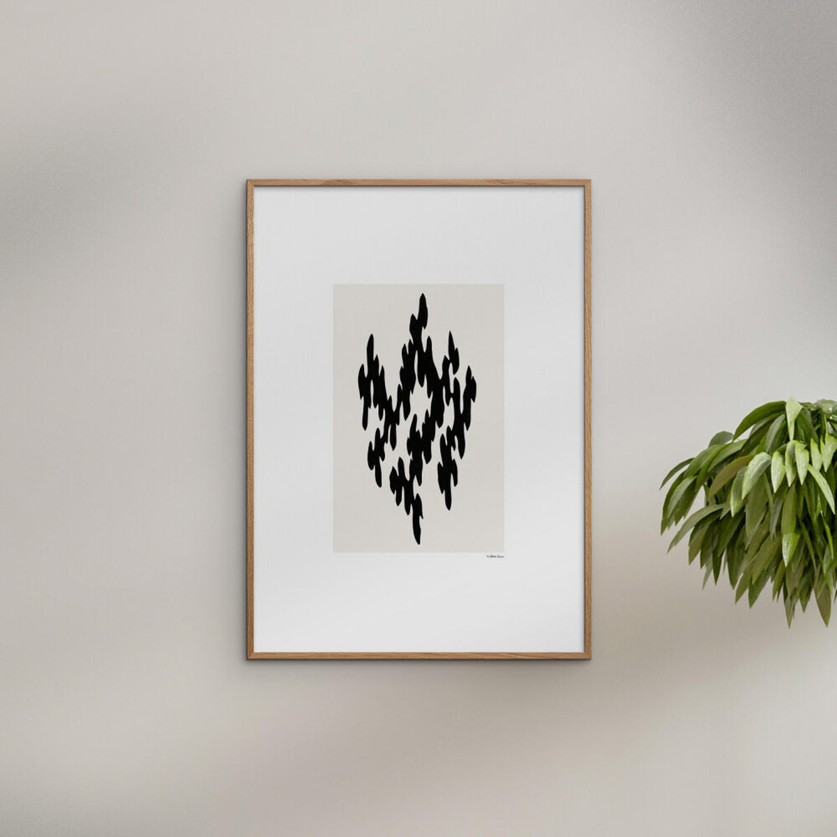 POSTER Arch Atelier - La Collection Japonaise - 03 - Schwarz, Papier (50/70/0.1cm) - Poster&Frame