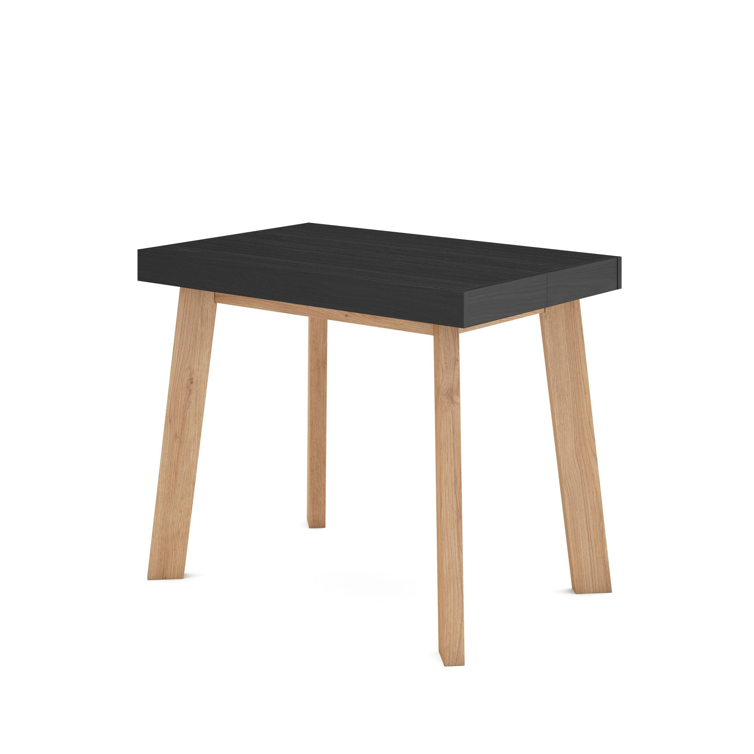 Skraut Home Konsolentisch Schwarz 160x73x90 cm