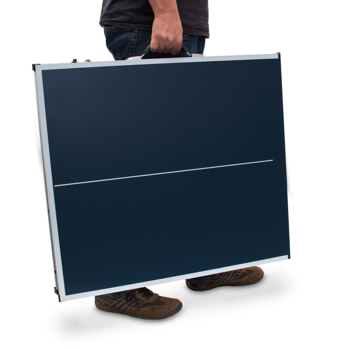 TISCHTENNISPLATTE - Multicolor, Holzwerkstoff/Metall (151/67.5cm) - Relaxdays