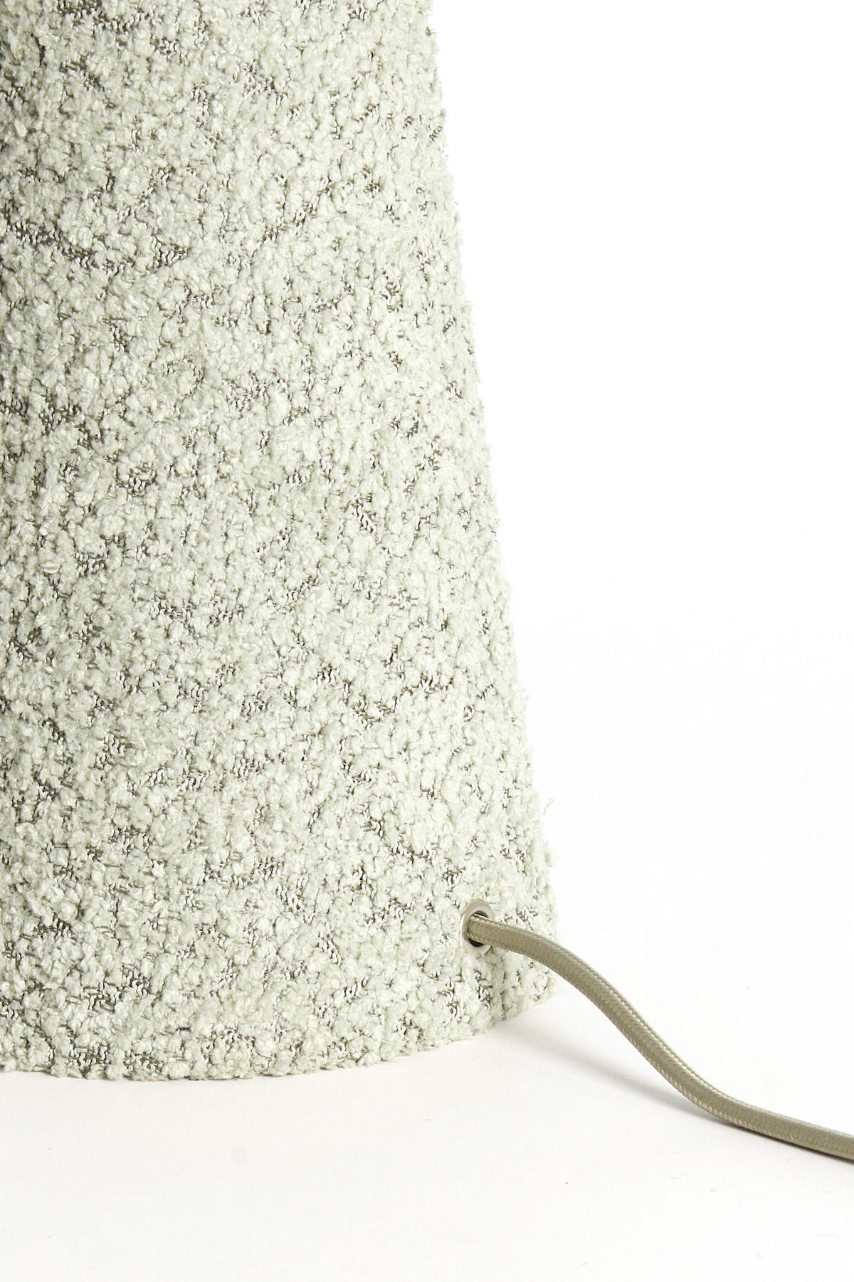 TISCHLAMPE Micky Grün Ø20/58 cm - Grün, Textil (20/20/58cm) - Light & Living