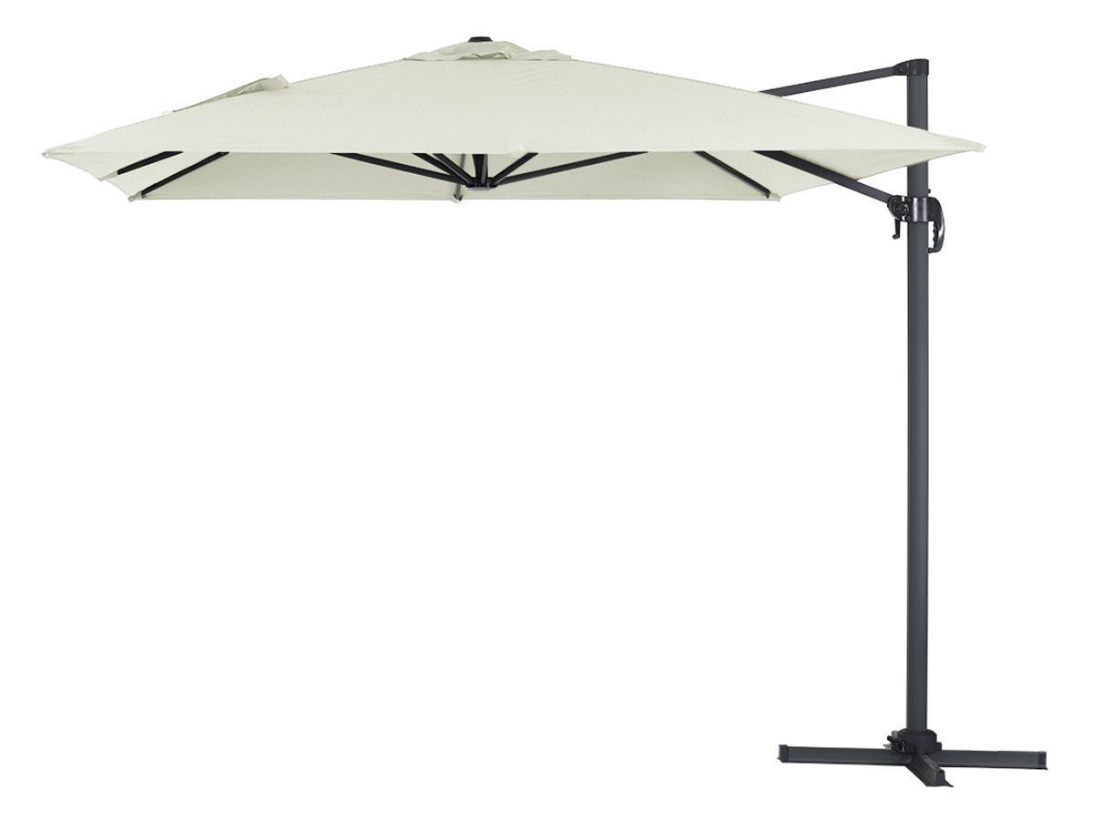 SONNENSCHIRM sun 4 Ekru - Beige, Metall (400/300cm) - Habitat Garten